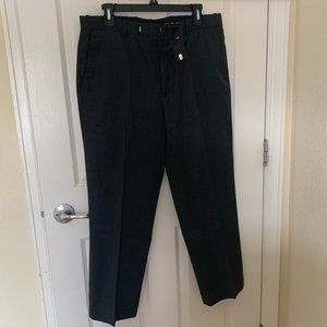 Women's INC Black Straight Leg Dress Pants